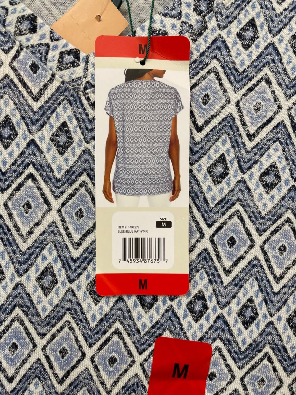 NWT Orvis V-Neck Tunic Top Size Medium - Picture 4 of 5